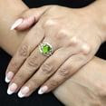 thumbnail image 5 of 925 Sterling Silver Ring Peridot Quartz Handmade Jewelry, 5 of 9