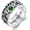 A-Trinity Knot, variant on Claddagh Ring 925 Sterling Silver Irish Rings Celtic Knot Jewelry Claddagh Band Gift for Men Women - Size 11