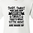 thumbnail image 4 of Inktastic Snips Snails and Puppy Dog Tails That's What Little Boys Youth T-Shirt, 4 of 5