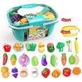 thumbnail image 3 of Vogacara Juego de comida para niños, cocina, juguete de simulación, fiesta de cumpleaños, niños pequeños Muebles de casa de muñecas No.02 Vogacara FN001085-02, 3 of 6