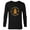 Black, variant on Disney Princess Belle Holiday Gingerbread Season for Sweets - Long Sleeve T-Shirt for Men - Customized-White