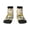 2 Black-1, variant on Gnomes Bees And Sunflowers Pattern Quarter Crew Socks,Toe Seamed Ankle Socks,Cotton Cushioned Breathable Athletic Crew Sports Socks