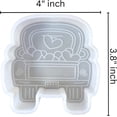 thumbnail image 4 of Valentines Truck with Hearts in Trunk Car Freshie Silicone Mold  3.8x4 for Scented Aroma Beads Car Candle, Soap Oven Safe to Bake Heat Resistant Valentines Day Love, 4 of 6
