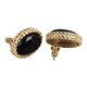 thumbnail image 1 of Pendientes De ágata Vintage, Pendientes De ágata Que Combinan Con Todo Chapado En Cobre Negro Reducen El Estrés Para Dama Para Citas, 1 of 7