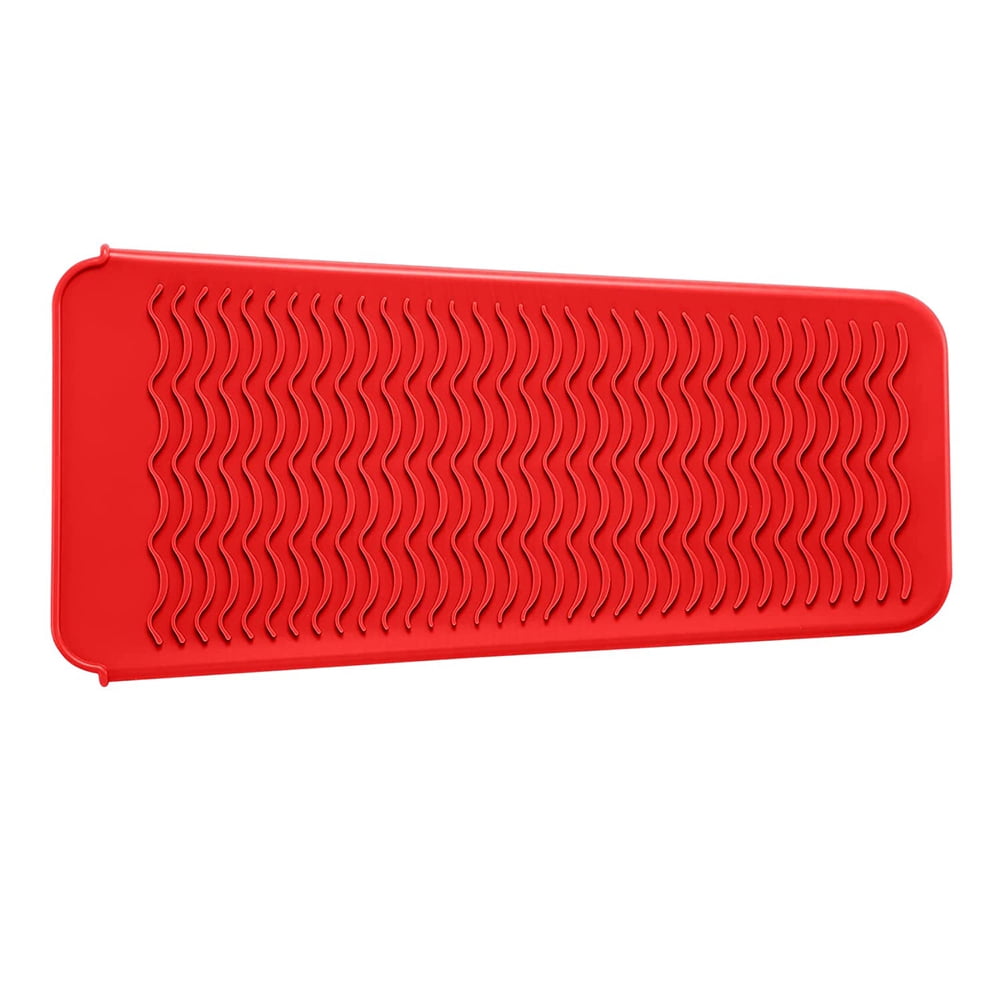 Heat Resistant Silicone Mat Pouch, Mat Cover for Curling Irons, Hair Straightener, Flat Irons