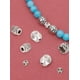 thumbnail image 3 of 80 piezas de 4 estilos de dijes de aleación de estilo tibetano, dijes de columna de filigrana, plata, joyería artesanal, 3 of 3