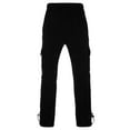 thumbnail image 2 of AKsit Mens Fashion Fleece Running Sweatpants Big Size Wild Cargo Pant(Black XXL), 2 of 5