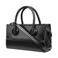thumbnail image 2 of Sonducket Bolso cruzado para mujer, estilo Simple a la moda, asa de elevación, Color sólido, Rectangular, para teléfono móvil, lápices Bolsas de mensajero y de hombro Negro, 2 of 6