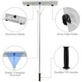 thumbnail image 2 of Telescoping Snow Roof Rake, 20.5ft Aluminum Snow Roof Rake With 16 Inch Blade, Extendable Aluminum Section Tubes & Anti-Skid Handle For Removing Snow, Leaves, Debris 2 of 12