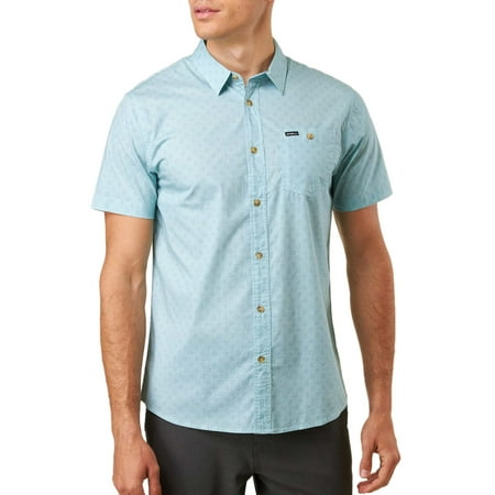 O'Neill Mens Tame Shortsleeve Shirt Ice water M
