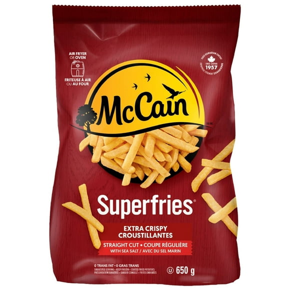 McCain® Superfries® Extra Crispy Straight Cut Fries, 650g