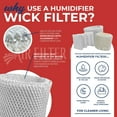 thumbnail image 5 of Air Filter Factory Replacement for HCM631, HCM635, HCM645, HCM650, HCM300T, HCM315T, HCM350 Honeywell Humidifier Filter 2-Pack, 5 of 5