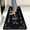 Black Gold, variant on Coffee Kitchen Rug, 20"x48" Coffee Bar Rug Kitchen Runner with Non-Slip TPR Backing Washable Floor Mat Home Decor