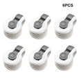 thumbnail image 2 of Toystoory Clips para edredón de 6 uds., sujetador de mantas de plástico, fijador de hojas, cortina de seguridad, abrazadera para el hogar, Type2 NO2, 2 of 6