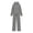 #2Dark Gray, variant on MYAOYI Ladies 2 Piece Jogger Set Oversized Hoodie and Loose Sweatpants Matching Outfit