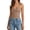 Coffee, variant on Women's Tie Halter Tops Backless Scoop Neck Double Lined Basic Summer Outfits 2026 New Tank Top for Women