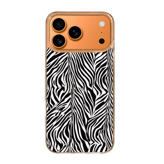 Case For Apple iPhone Air / 17 Pro / 17 Pro Max Series Case, Slim Thin Transparent Flexible Clear TPU Shockproof Phone Case For iPhone 17 Series, Zebra Pattern