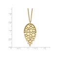 thumbnail image 2 of 14K Yellow Gold Drop Polished Pendant Necklace with Chain, 2 of 4