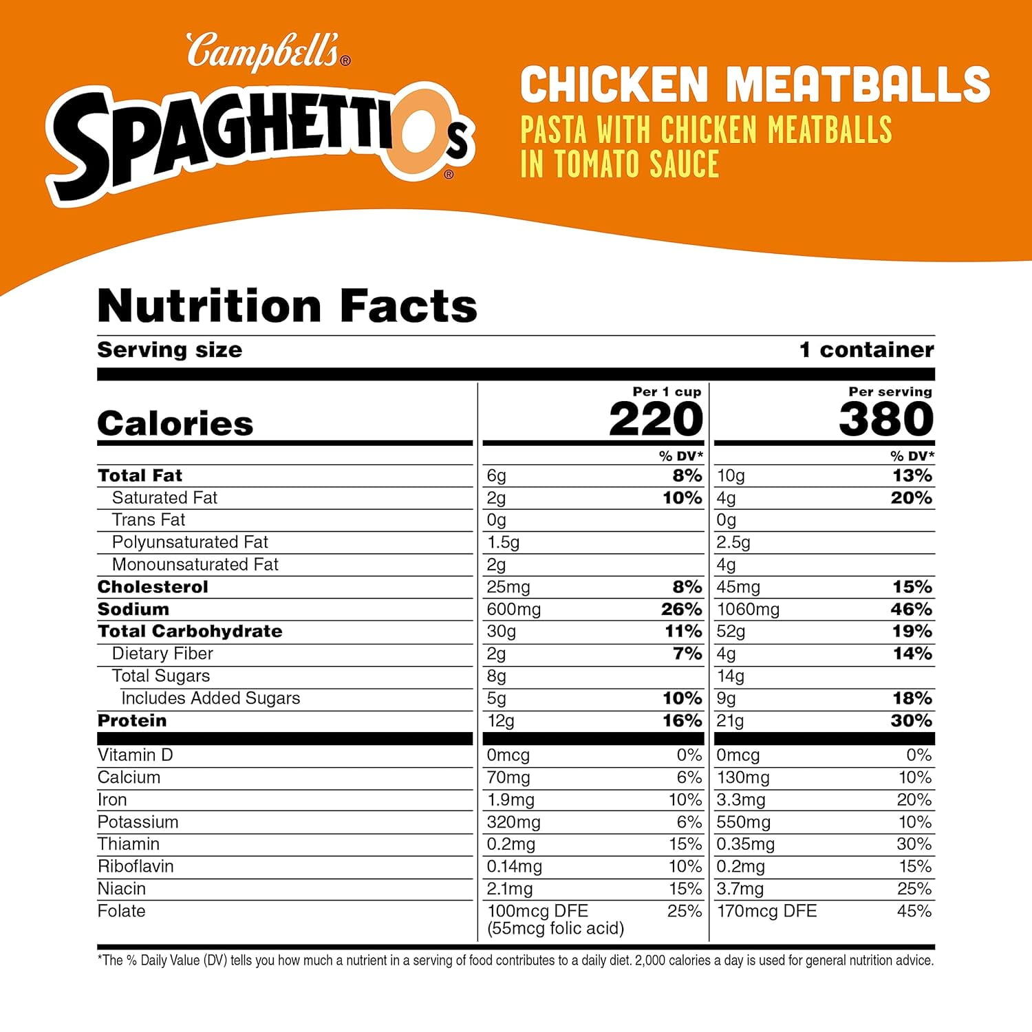 Pick 3 Campbell's Spaghetti O's Cans Chicken, Franks, Meatballs