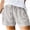 01#Beige, variant on Womens Comfy Drawstring Splice Casual Elastic Waist Pocketed Loose Shorts Pants