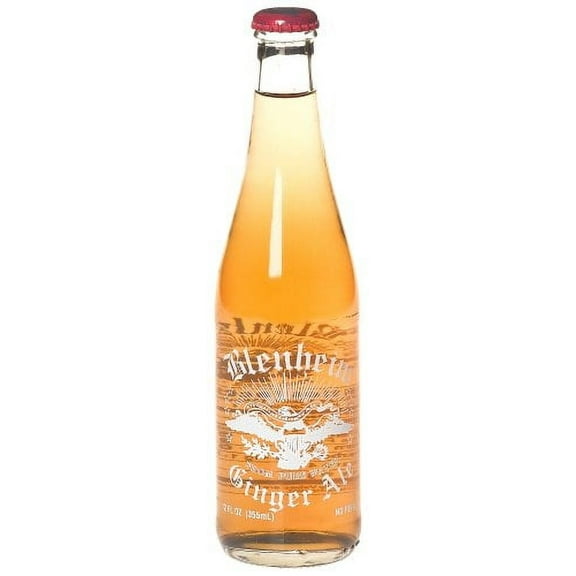 Blenheim "Not As Hot" Ginger Ale 12-Ounce Glass Bottle (Pack of 12)