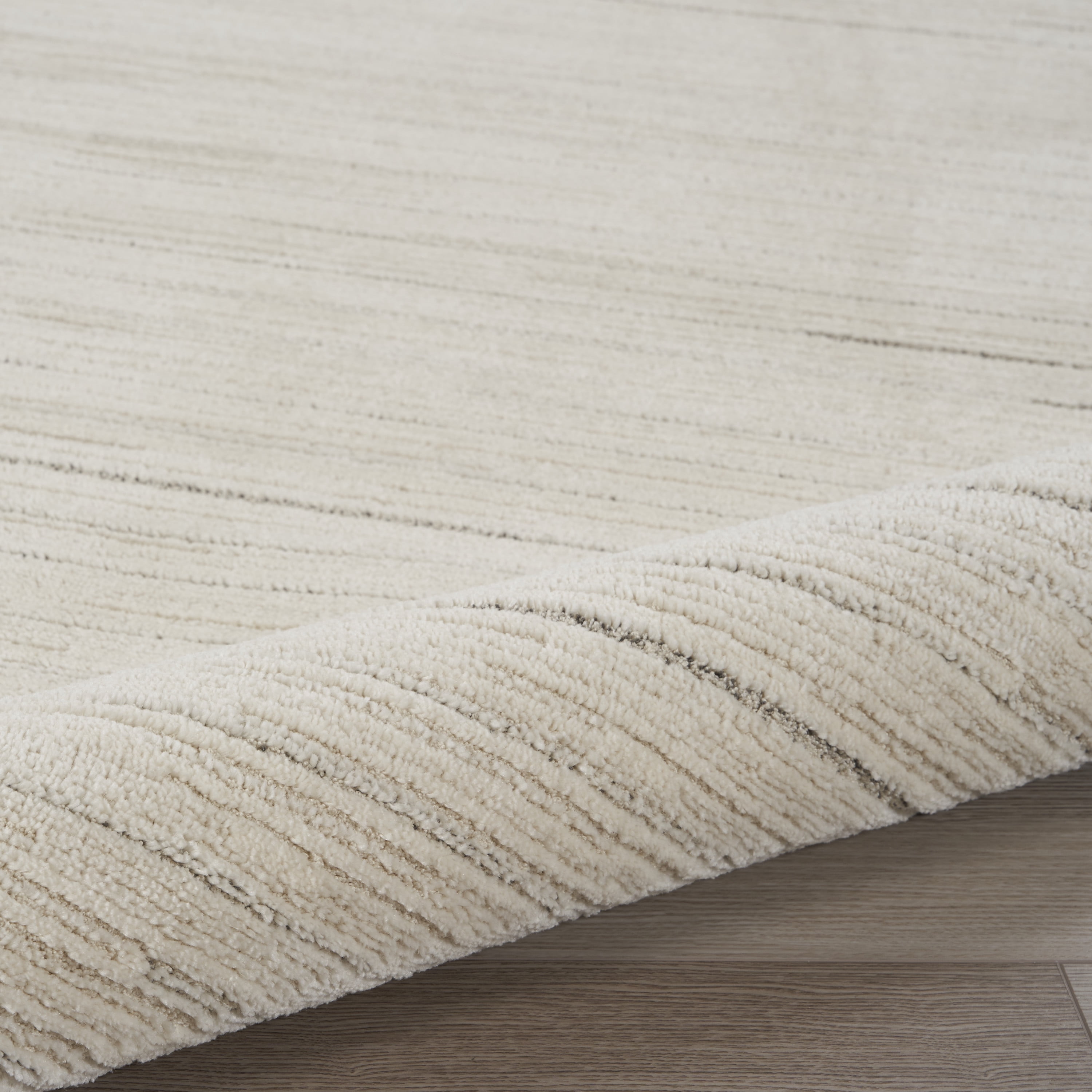 Nourison Andes Abstract Ivory Grey 7'10" x 9'10" Area Rug (8x10)