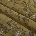 thumbnail image 4 of TWOPAGES Light Filtering Pinch Pleated Print Cafe Curtains for Kitchen Small Windows, 2 Panels, 26"x18", Copper, 4 of 5