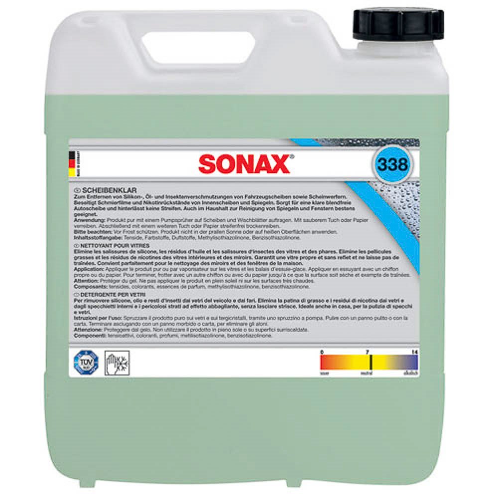 SONAX 338600 Glass Cleaner 10 Liter