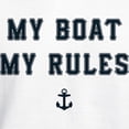 thumbnail image 3 of CafePress - My Boat My Rules Hooded Sweatshirt - Pullover Hoodie, Hooded Sweatshirt, 3 of 4