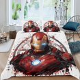 thumbnail image 2 of Iron Man Themed Bed Sheet Set Three Piece Set 53x79 Inches Comfortable And Skin Friendly Unique Design Creating A Star Studded Night, 2 of 6