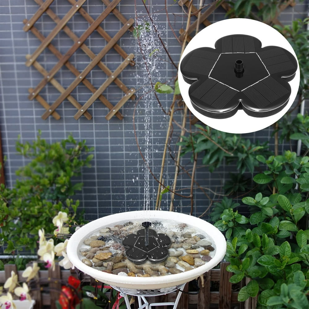 Solar Power Bird Bath Fountain, Solar Water Floating Fountain Pump Kit