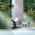 thumbnail image 2 of Idea4wall 6pcs Botanical Peel and Stick Wallpaper Removable Wall Murals Large Wall Stickers for Home Decoration, 100"x24", 2 of 5