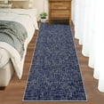 thumbnail image 1 of Runner Rug 2x6 Machine Washable Rug for Entryway Low Pile Kitchen Area Rug, Non Shedding Hallway Rugs, Non Slip Front Door Mat, Blue Tones, 1 of 7