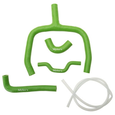 Mylers Silicone Radiator Hose Kit Green