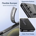 thumbnail image 6 of JETech Electroplated Case for Samsung Galaxy S24 6.2-Inch, Camera Lens Full Protection, Compatible with MagSafe Wireless Charging, Shockproof Soft TPU Phone Cover (Onyx Black), 6 of 7