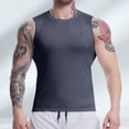 thumbnail image 2 of Afdoent Mens Casual Tank Tops Mens Tight Base Sleeveless Fitness Training Running Basketball Vest Classic, 2 of 7