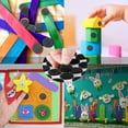 thumbnail image 4 of 200 Pcs(100pairs) 20mm Diameter Self-Adhesive Transparent and Black Hook and Loop Dots Strong Perfect Adhesive Sticker for Classroom, Office, and Home.Mother's Day Gift,Handmade, 4 of 5