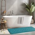 thumbnail image 2 of Teal Christmas Snowflake Pattern Kitchen Rug Mat,Kitchen Runner Rugs Non Skid Washable,Decorative Kitchen Floor Mats for Kitchen,Sink,Laundry,17"x47.2", 2 of 7