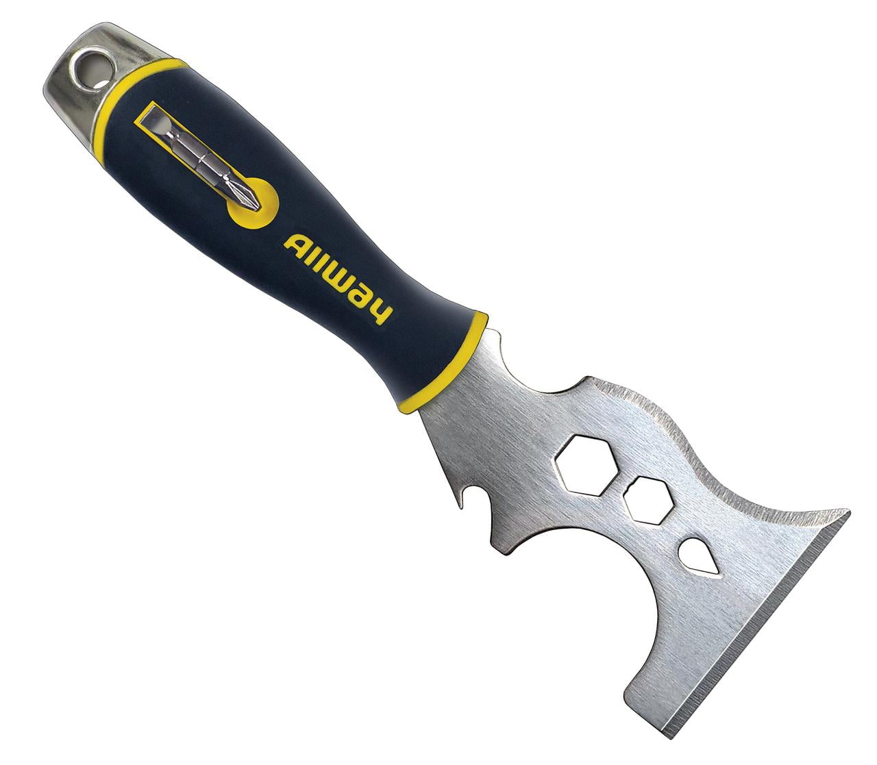 Allway DSXG16 16-IN-1 Soft Grip Painter's Multi Tool, 3-Inch Putty ...