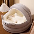 thumbnail image 2 of Four Seasons Universal Cat Litter Cat Cradle Cat Bed Cat House Semi-closed Spring And Summer Dog Kennel Dog House Pet Supplies ShopWise Round, 2 of 14