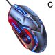 thumbnail image 1 of Ratón para juegos con cable, USB, para juegos y uso diario, 6 botones, 7 luces LED circulares y de respiración, 4 DPI ajustables hasta 3200 DPI, multifunción, ideal para juegos y oficina F, 1 of 7