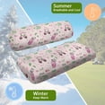 thumbnail image 6 of Yuyamidu Pink Golf Theme Golf Cart Seat Covers for Women Backrest Bottom Seat Cover 2 Pack Golf Cart Seat Cushions for Club Car and More 2-Seat, 6 of 8