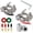 4 Way-Silver-A, variant on Chasenew Car Battery Terminal Clamp Connector, 4 Way Positive and Negative Pole Quick Release Terminal Clip, Applicable to SAE/JIS A Type Post, Compatible with Cars, Trucks and More（Silver-B）
