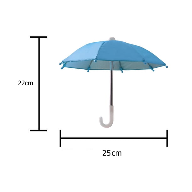 Soporte creativo para teléfono móvil Paraguas Soporte para teléfono para montar Parasol (Azul) Ehuebsd Para estrenar
