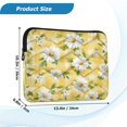 thumbnail image 3 of Laptop Bag Briefcases Computer Inner Bags Computer Bags Laptop Sleeves Work Travel School Bag16inch Yellow Gingham with Daisies Pattern, 3 of 8