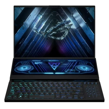 ASUS ROG Zephyrus Duo 16 (2022) Gaming Laptop, 16" Mini LED 240Hz/3ms, QHD 16:10 Display, 100% DCI-P3, NVIDIA GeForce RTX 4090, AMD Ryzen 9, 32GB DDR5, 2TB SSD, Windows 11 Pro, GX650PY-XS97, Black