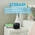 thumbnail image 3 of Base de batería para Echo Dot 3rd Gen y Google Mini 2, color negro, 3 of 7