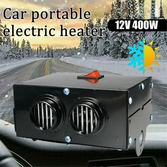 Jinyi 400W 12V Car Truck Auto Portable Electric Heater Heating Cooling Fan Defroster