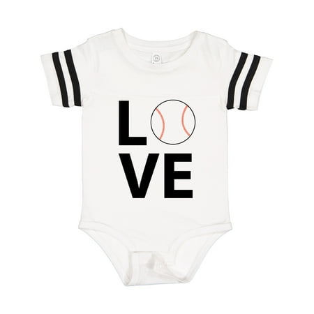 

Inktastic Love for Baseball Gift Baby Boy or Baby Girl Bodysuit