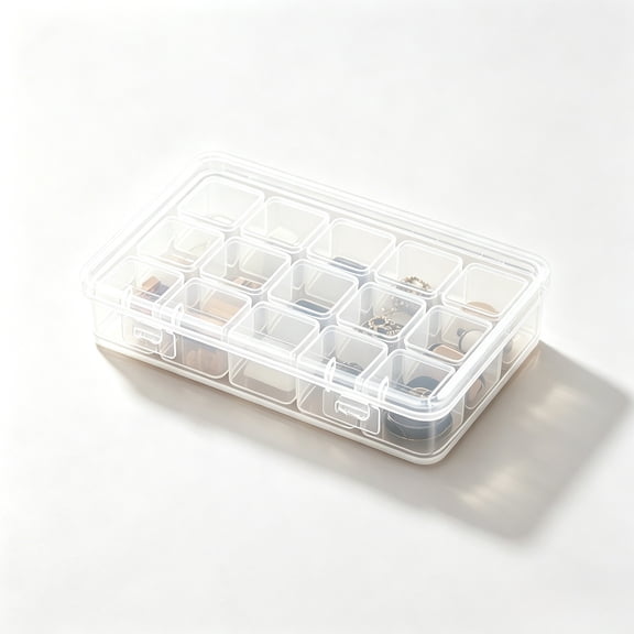 Leodye 1PCS Portable Mini Travel Jewelry Box, Compact Organizer Case for Earrings Rings Necklaces Storage for Women -6.69x3.94in